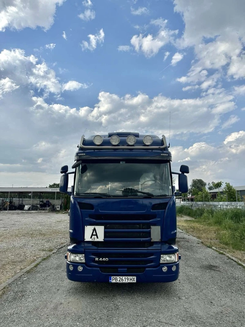 Scania R 440 ВЛЕКАЧ+ ГОНДОЛА ЗА СКРАП , снимка 3 - Камиони - 48022181