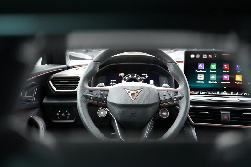 Cupra Formentor 2.0 VZ* 4x4* FACELIFT* Camera* Caplay* , снимка 11 - Автомобили и джипове - 53087235