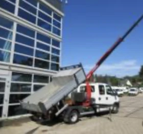 Iveco Daily 40C15 ТРОЕН САМОСВАЛ С КРАН - изображение 1