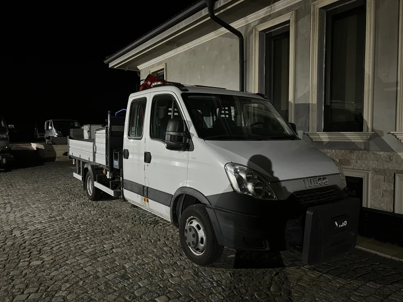Iveco Daily 40C15 ТРОЕН САМОСВАЛ С КРАН, снимка 6 - Бусове и автобуси - 52628675