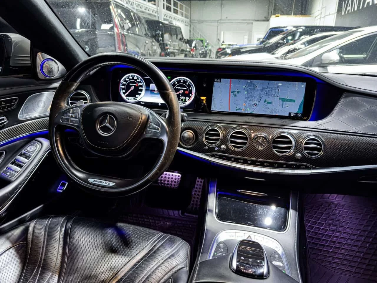Mercedes-Benz S 63 AMG * CARFAX * ЦЕНА ДО БГ, снимка 16 - Автомобили и джипове - 55421773