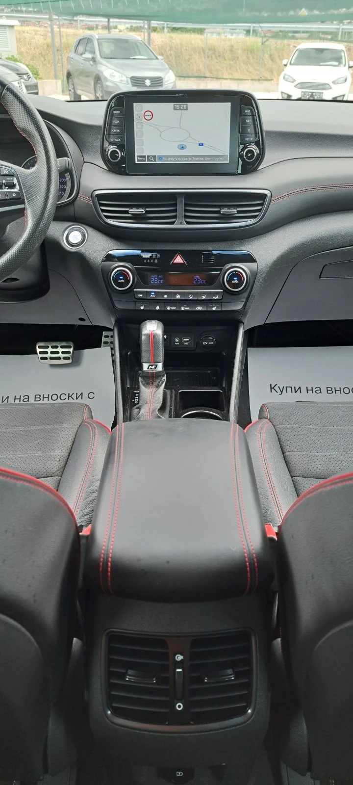 Hyundai Tucson 1.6 N-Line Фул екстри, снимка 11 - Автомобили и джипове - 55407481