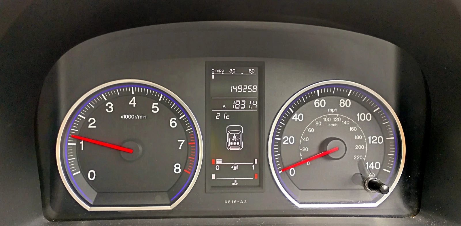Honda Cr-v 2.0 Бензин, снимка 13 - Автомобили и джипове - 54703437