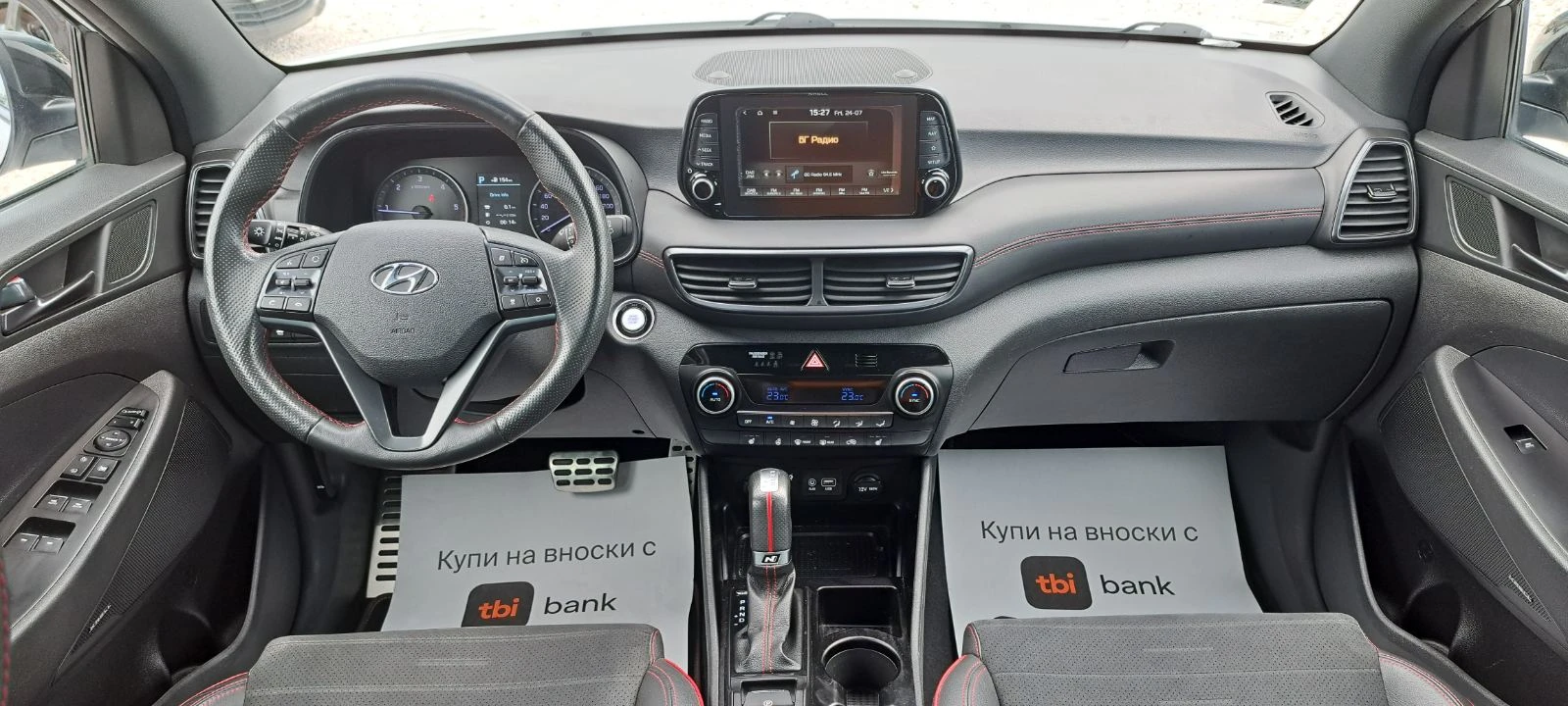 Hyundai Tucson 1.6 N-Line Фул екстри, снимка 10 - Автомобили и джипове - 55407481