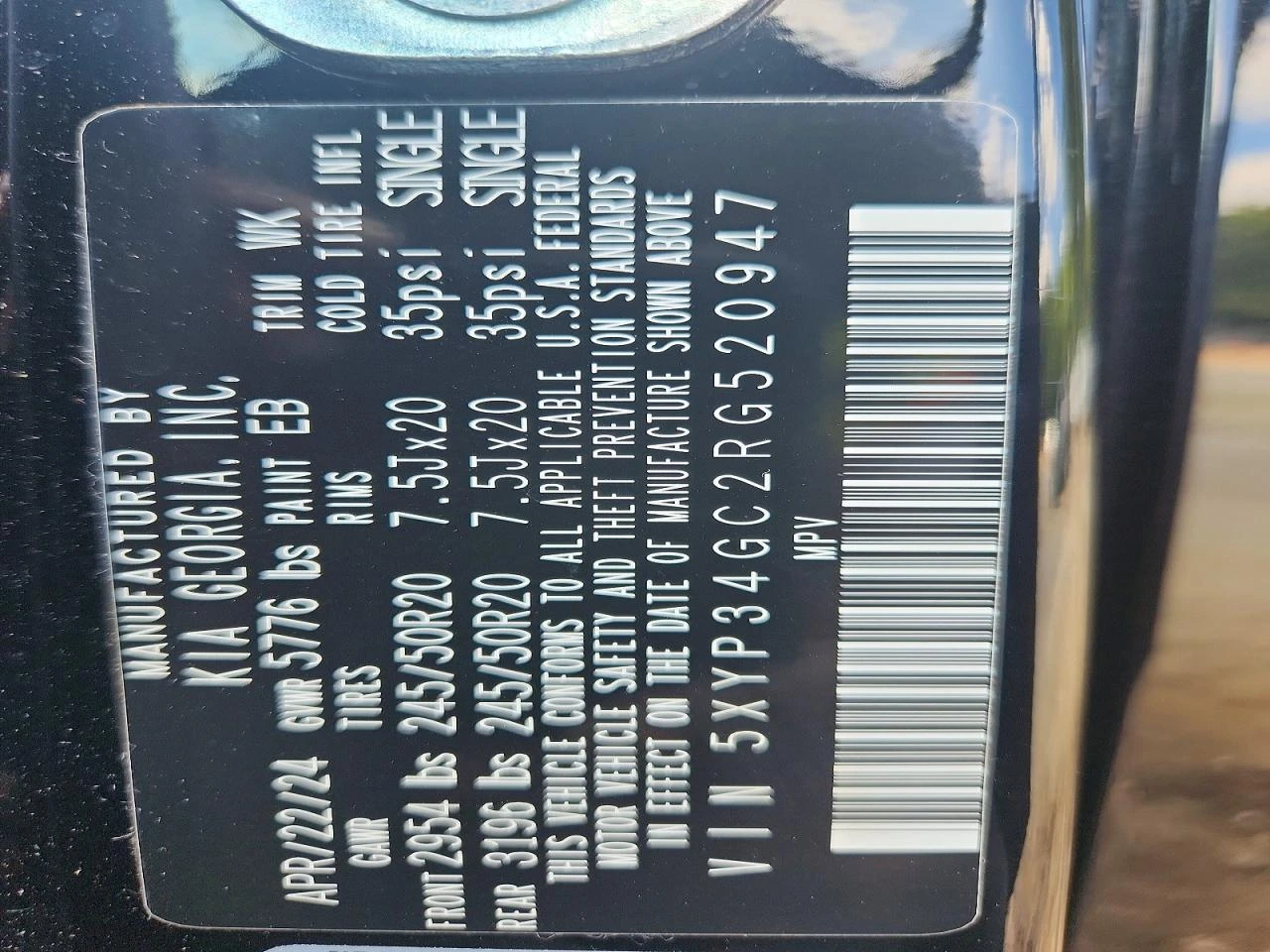 Kia Telluride 3.8l Ex, снимка 13 - Автомобили и джипове - 56040780