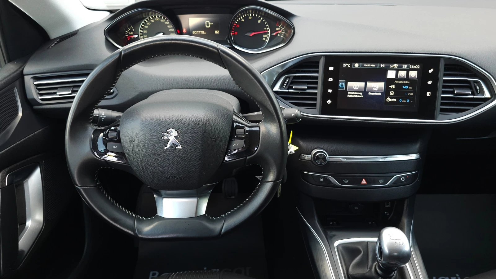 Peugeot 308 1, 6 Blue-HDI/NAVI/LED/Euro 6, снимка 11 - Автомобили и джипове - 55837058