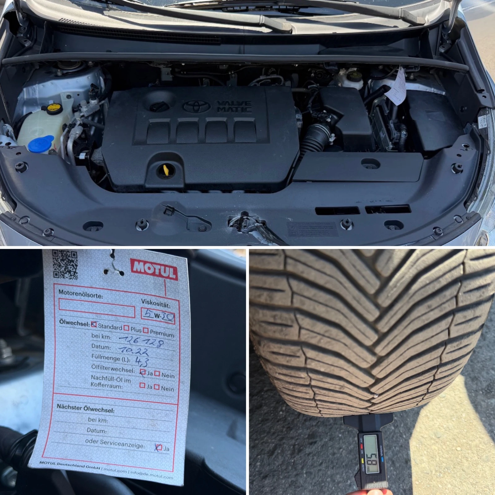 Toyota Verso 1.8i* СЪС СЕРВИЗНА КНИЖКА С ПЪЛНА ИСТОРИЯ В TOYOTA, снимка 15 - Автомобили и джипове - 54450753