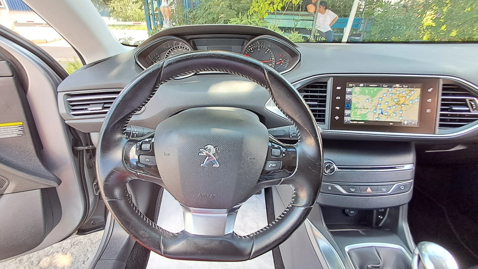 Peugeot 308 FULL РЕАЛ КМ ИЗКЛЮЧИТЕЛО СЕРВИ КНИЖ УНИКТ LED НАВИ, снимка 10 - Автомобили и джипове - 16524219