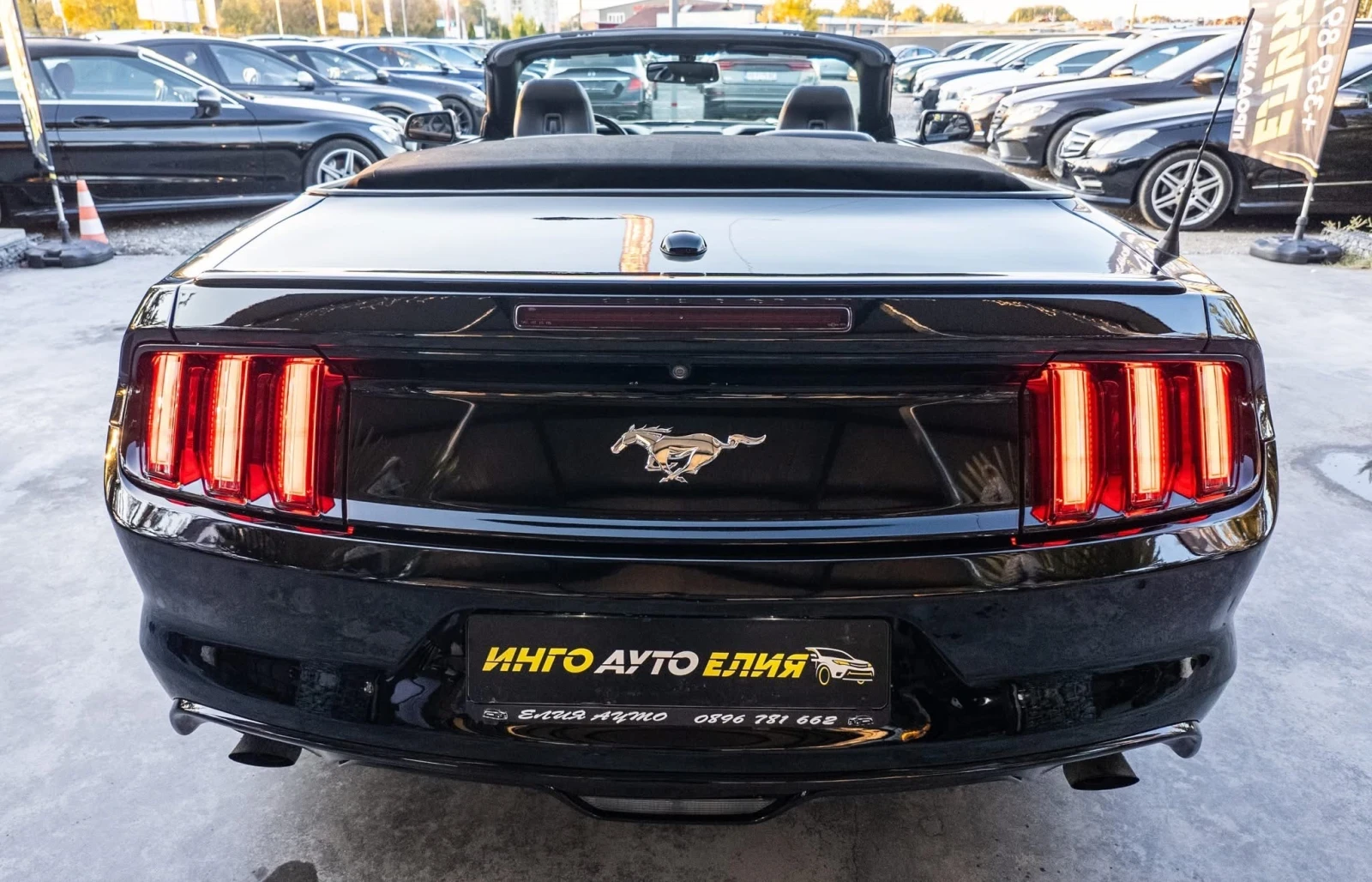 Ford Mustang 2.3 ECO BOOST CABRIO FULL BLACK LINE ЛИЗИНГ 100% - изображение 8