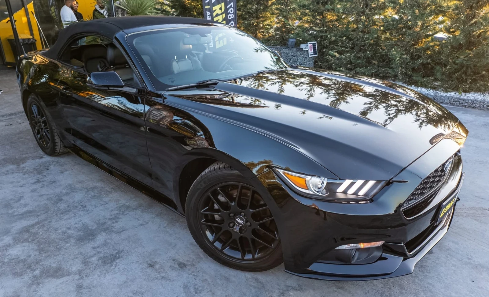 Ford Mustang 2.3 ECO BOOST CABRIO FULL BLACK LINE ЛИЗИНГ 100% - изображение 2