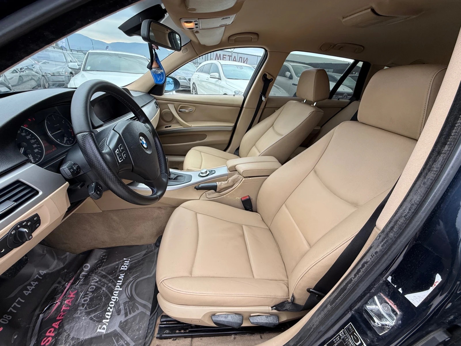 BMW 320 D* 2007г* АВТОМАТИК* Кожа* НАВИ* Топ Състояние*  - изображение 10