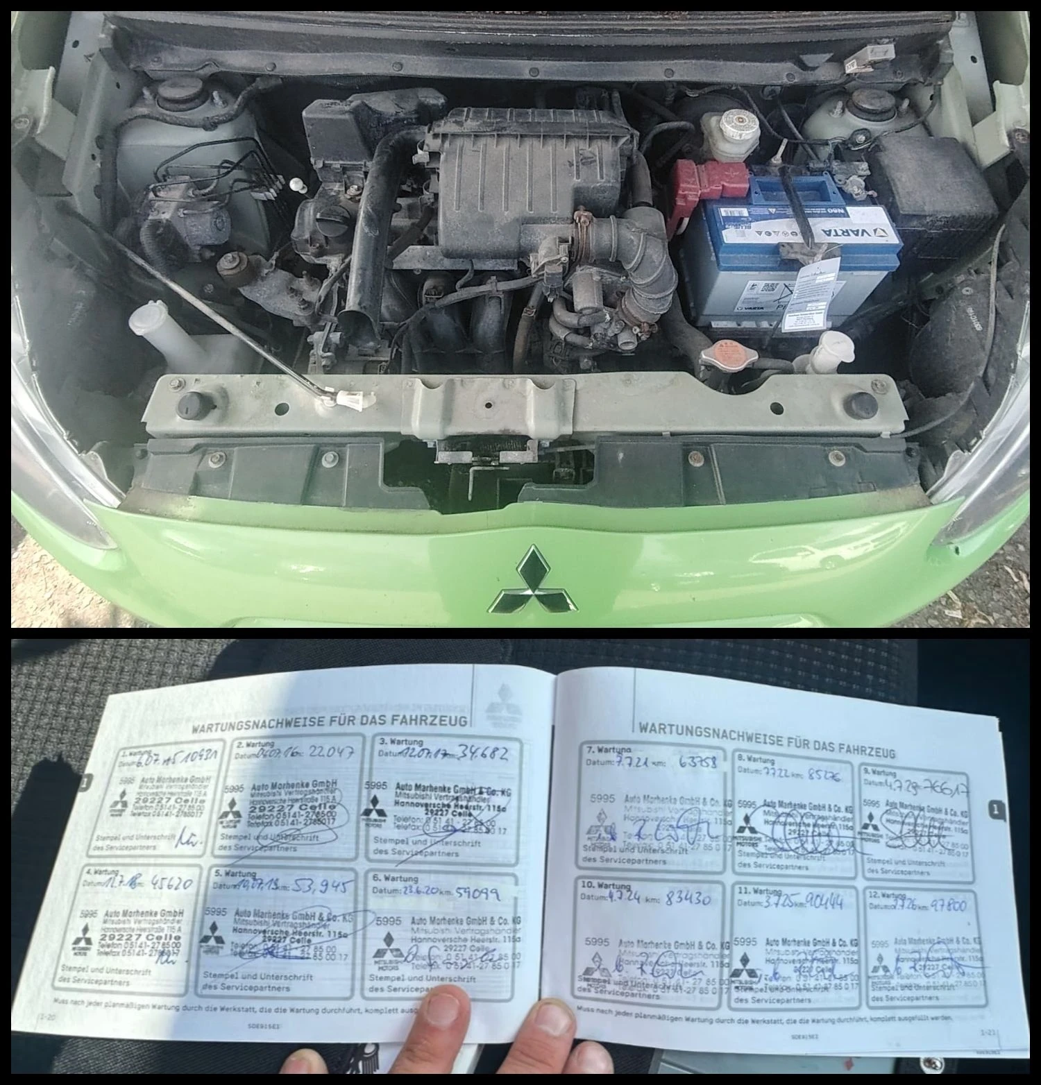 Mitsubishi Space star 1.0i/Cleartec, снимка 9 - Автомобили и джипове - 56185504