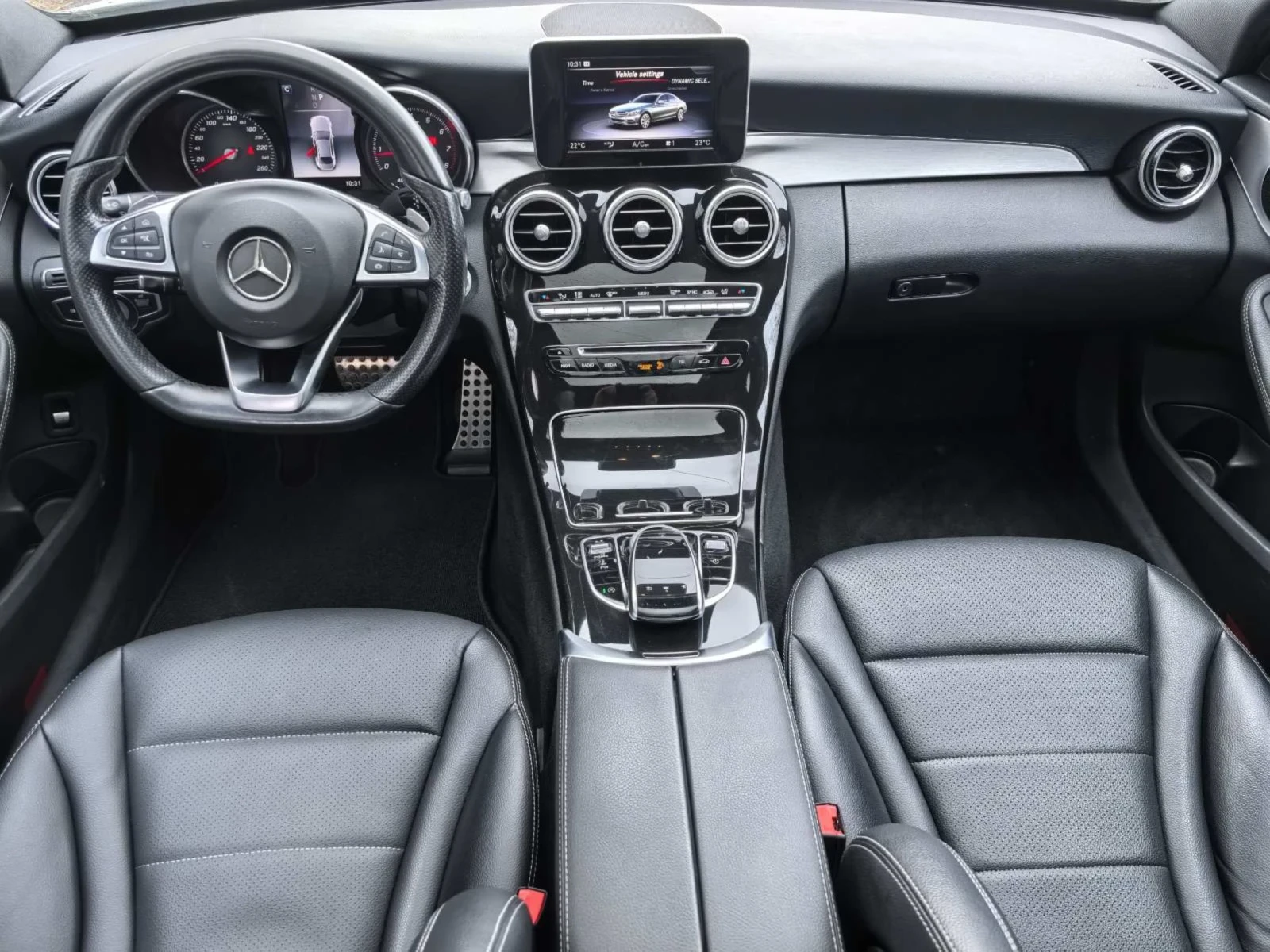 Mercedes-Benz C 200 AMG Line, 9G Tronic, 4 Matic , снимка 11 - Автомобили и джипове - 54084600