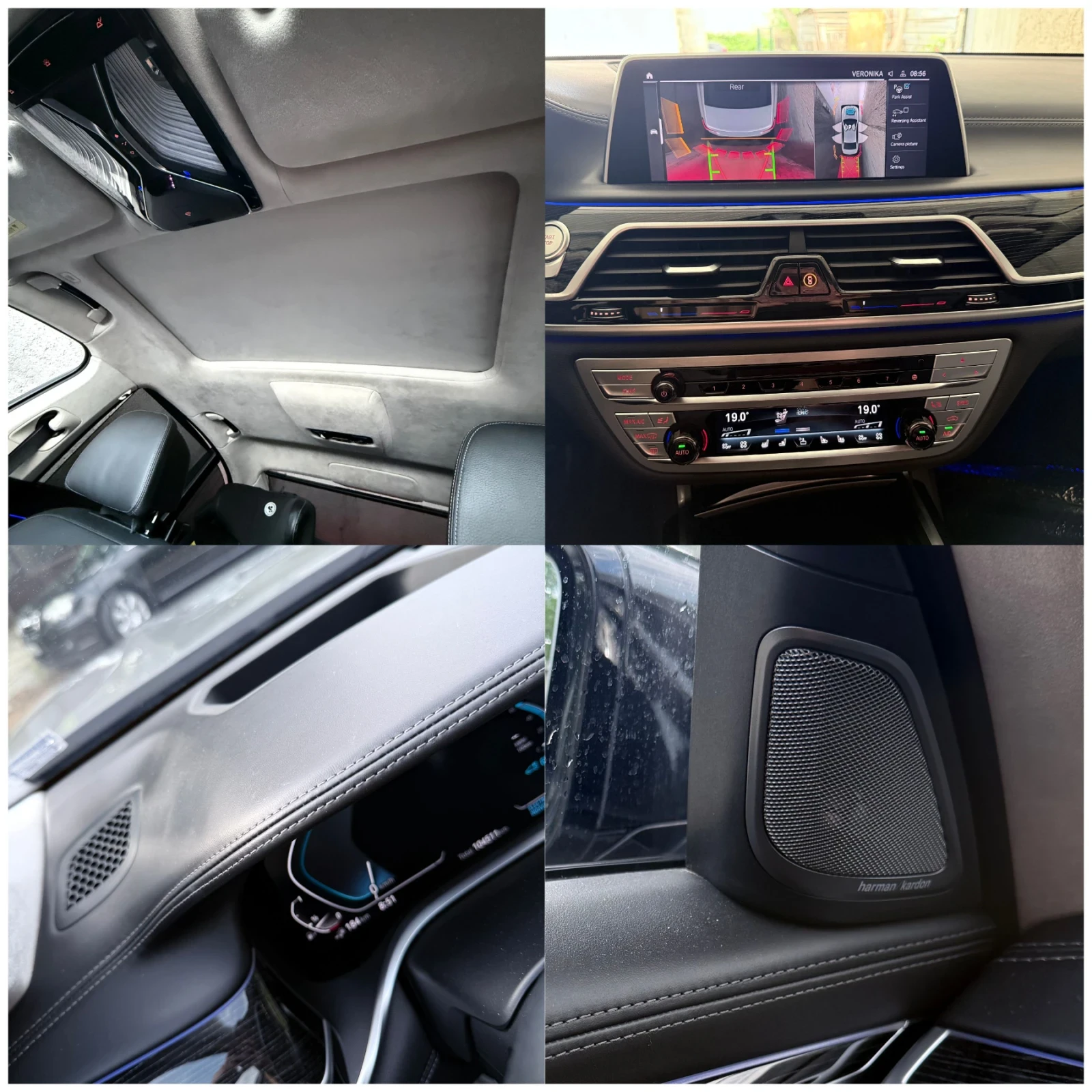 BMW 745 E Bernina Grey Mpack, снимка 15 - Автомобили и джипове - 56712968