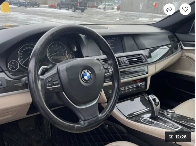 BMW 535 XDRIVE* ПОДГРЕВ* КАМЕРА* КЕЙЛЕС* , снимка 11 - Автомобили и джипове - 52973111