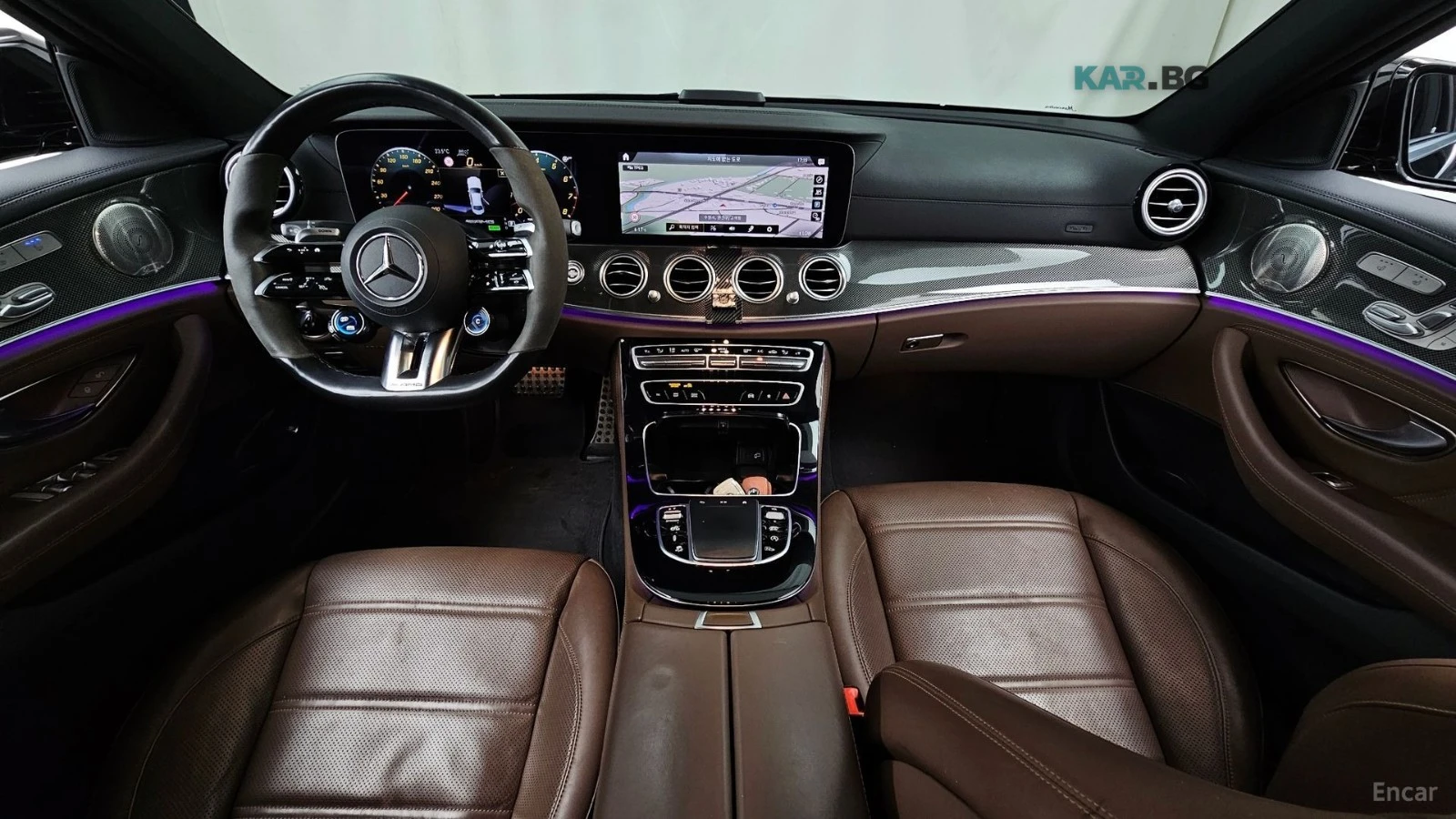 Mercedes-Benz E 53 AMG 4MATIC* КОЖА* ПОДГРЕВ* ОБДУХВ* BURMASTER* PANO* 36, снимка 6 - Автомобили и джипове - 55231041