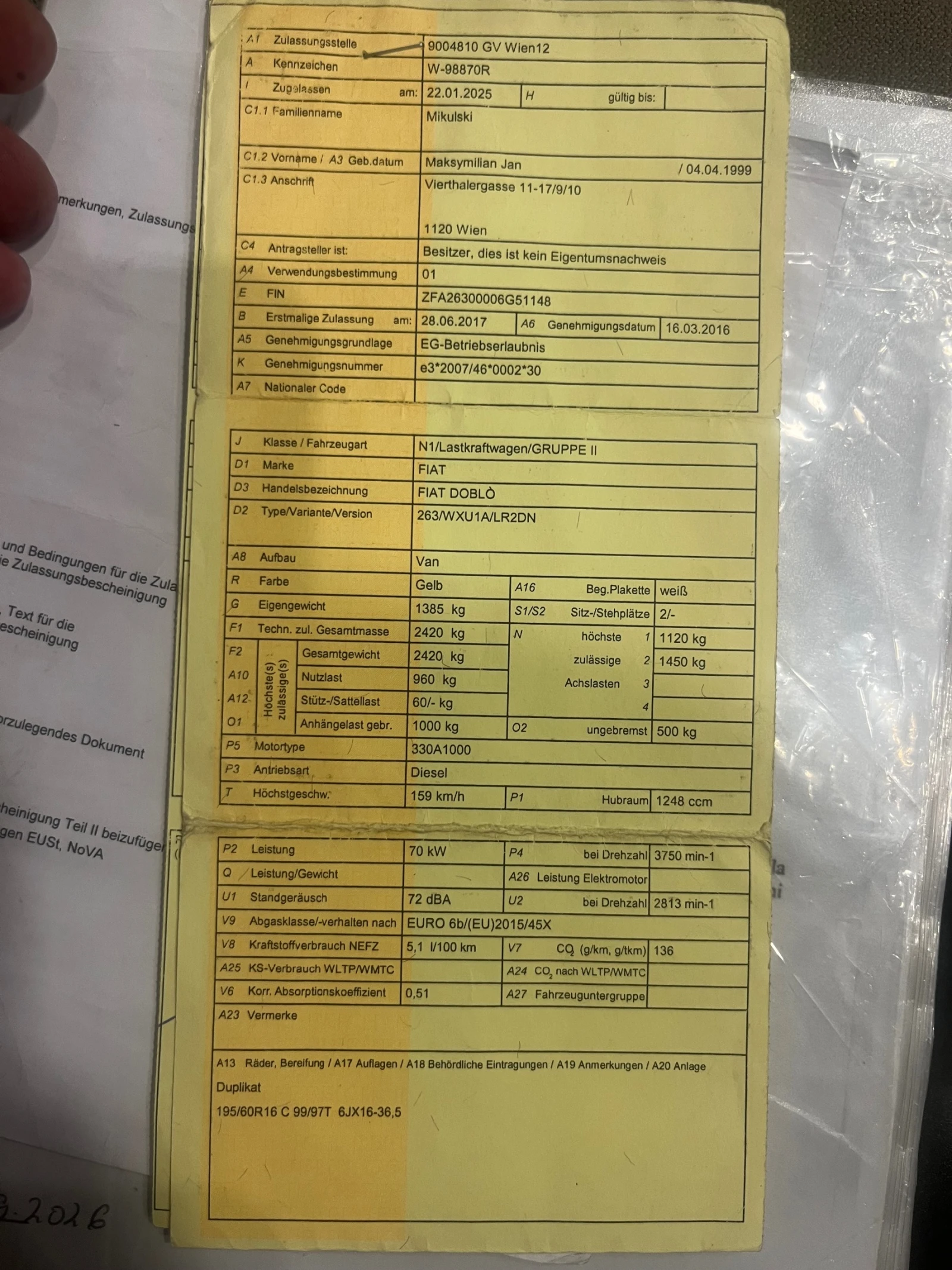 Fiat Doblo Max DOBLO 1.3 Mjet , снимка 17 - Автомобили и джипове - 56107140