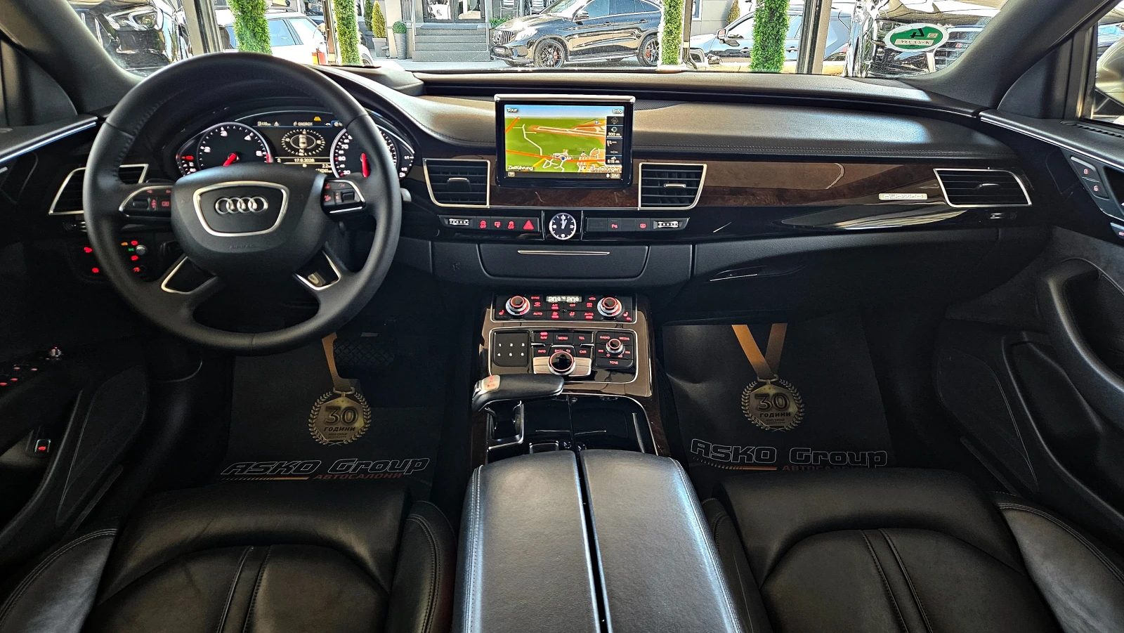 Audi A8 L/МАTRIX/DISTR/HUD/CAMERA/ВАКУУМ/ПОДГРЕВ/ПАМЕТ/LIZ, снимка 8 - Автомобили и джипове - 56117829