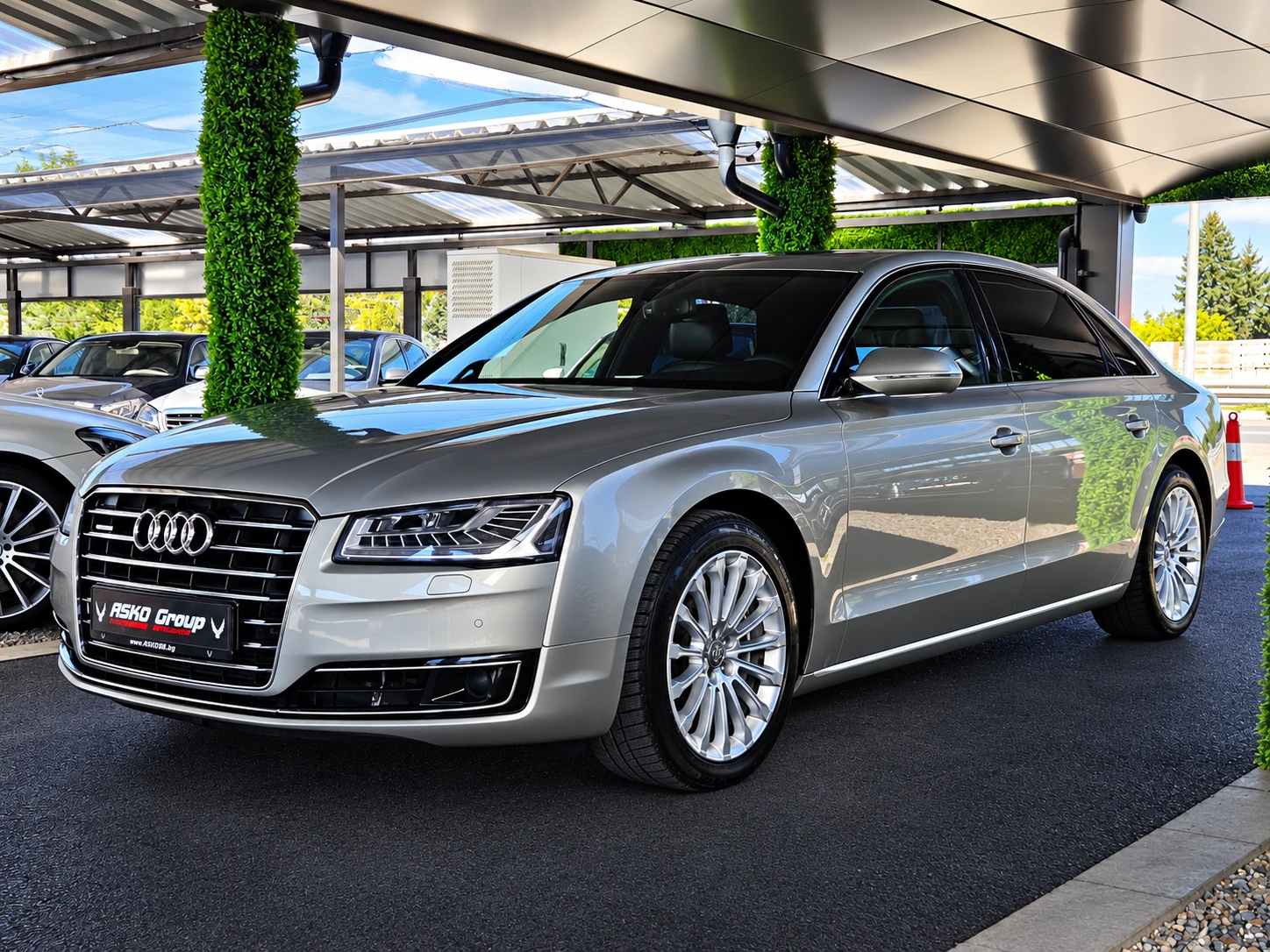 Audi A8 L/МАTRIX/DISTR/HUD/CAMERA/ВАКУУМ/ПОДГРЕВ/ПАМЕТ/LIZ