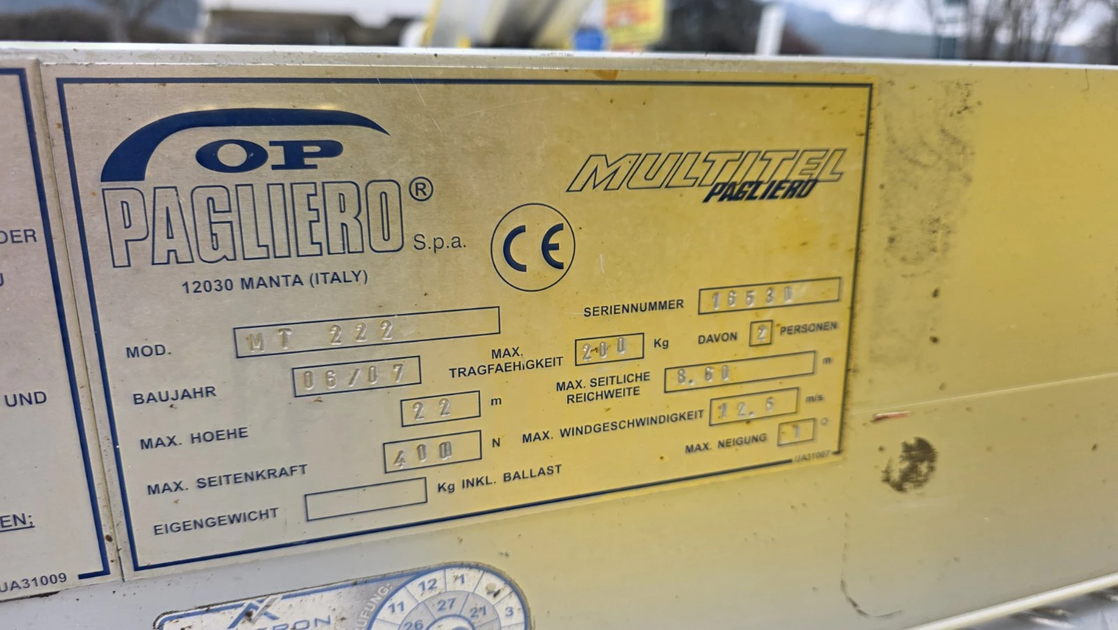 Автовишка Mercedes-Benz Multitel mt 222 az, снимка 4 - Индустриална техника - 53833243