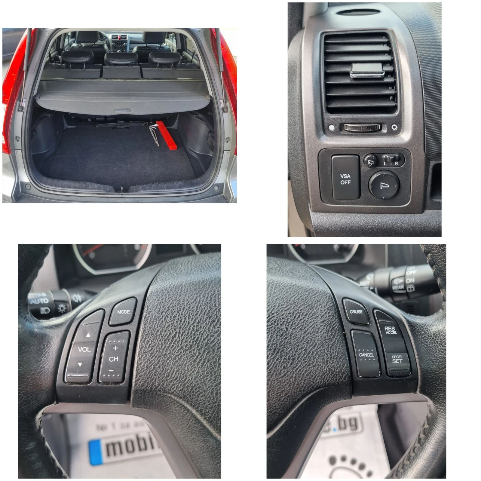 Honda Cr-v 2.0i 4x4 205000km Италия-Автоматик, снимка 17 - Автомобили и джипове - 54458034