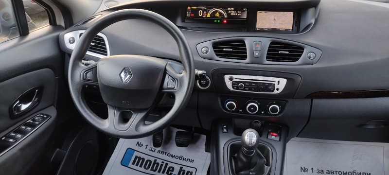 Renault Scenic 1,5DCi-110кс*2012г*7 МЕСТНА*ЕВРО5*НАВИ*НОВ ВНОС, снимка 13 - Автомобили и джипове - 39025003