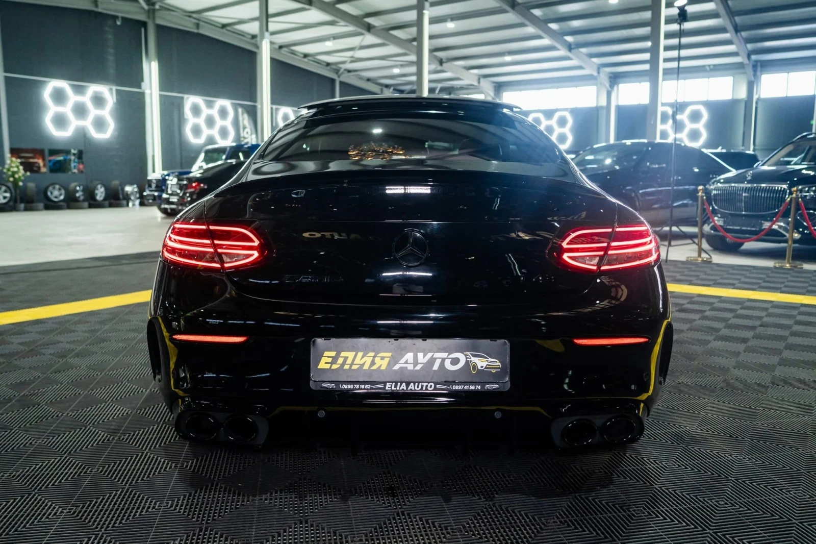 Mercedes-Benz C 43 AMG FULL BLACK LINE LED CARBON ���� BURM ������ 100% | Mobile.bg � ����������� 8