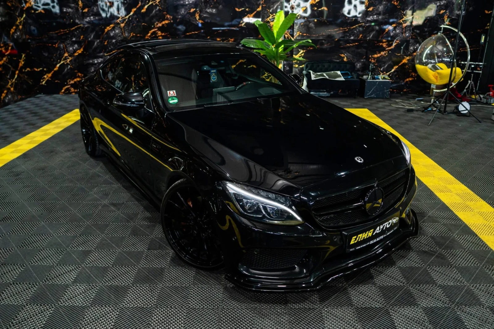 Mercedes-Benz C 43 AMG FULL BLACK LINE LED CARBON ���� BURM ������ 100% | Mobile.bg � ����������� 2