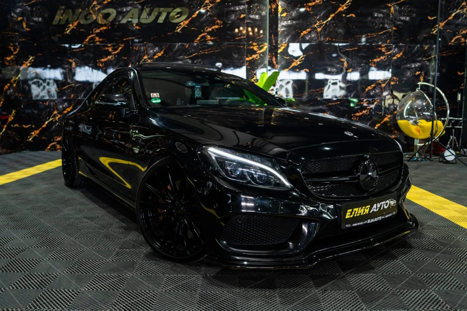 Mercedes-Benz C 43 AMG FULL BLACK LINE LED CARBON ПАНО BURM ЛИЗИНГ 100%