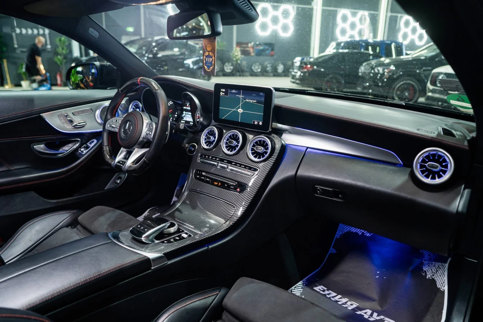 Mercedes-Benz C 43 AMG FULL BLACK LINE LED CARBON ���� BURM ������ 100% | Mobile.bg � ����������� 13