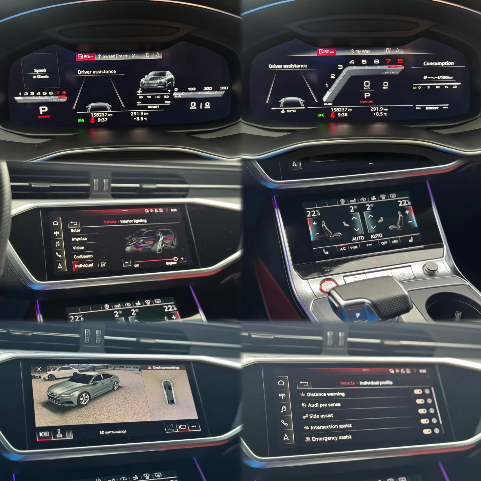 Audi S7 2.9TFSI* LASER* СПОРТЕН ДИФЕРЕНЦИАЛ, снимка 14 - Автомобили и джипове - 54163794