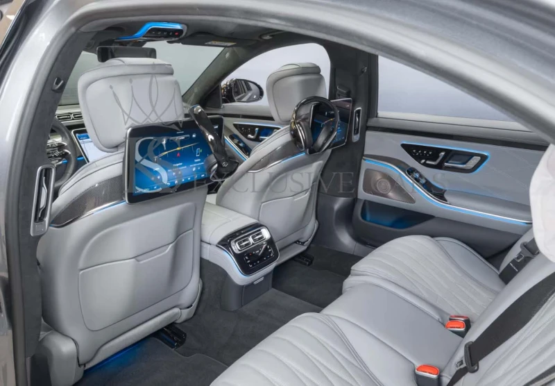 Mercedes-Benz S 63 AMG E PERFORMANCE* LONG * PANO* BURMESTER 3D* 3xTV* , снимка 10 - Автомобили и джипове - 51495573