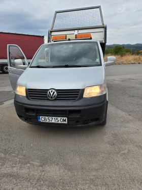 VW Transporter 2.5TDI  174к.с.  4х4  2004г. Самосвал, снимка 1