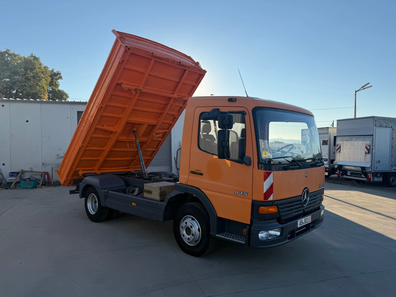 Mercedes-Benz Atego 815 САМОСВАЛ , 3 МЕСТЕН , ТОП , снимка 2 - Камиони - 56304290