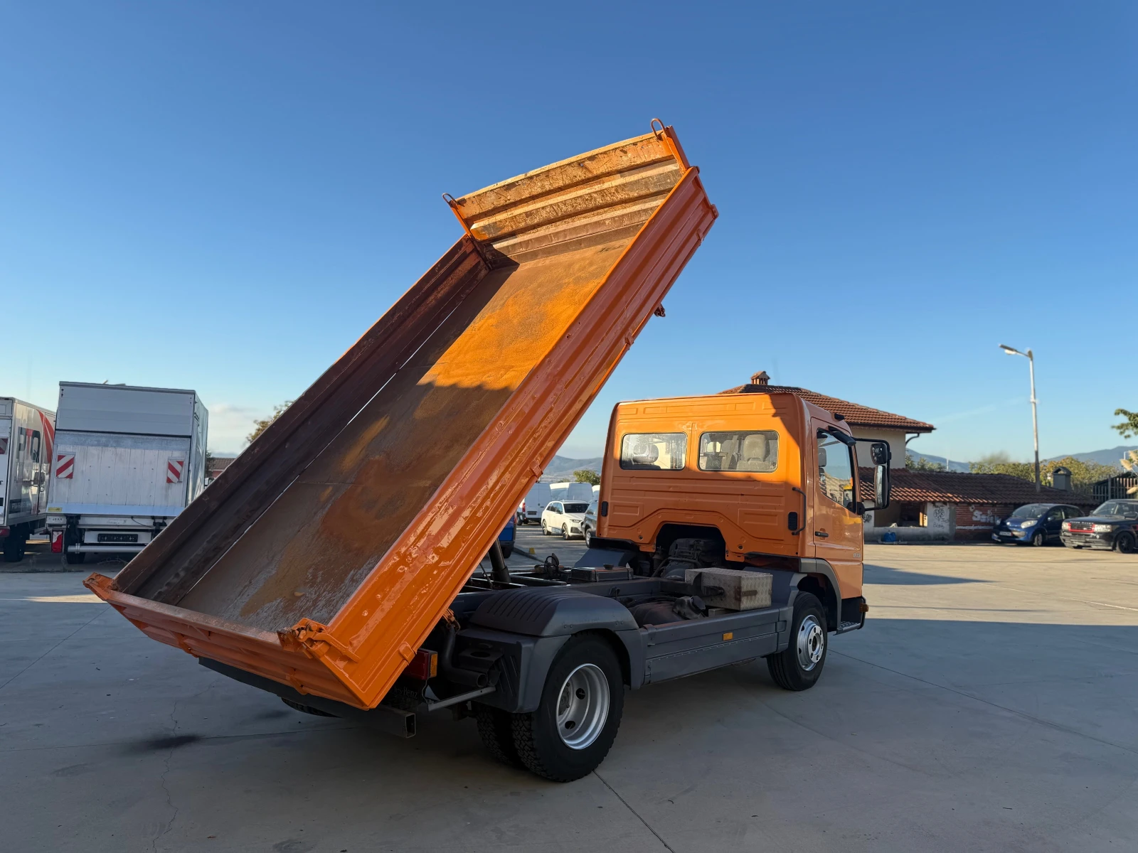 Mercedes-Benz Atego 815 САМОСВАЛ , 3 МЕСТЕН , ТОП , снимка 4 - Камиони - 56304290