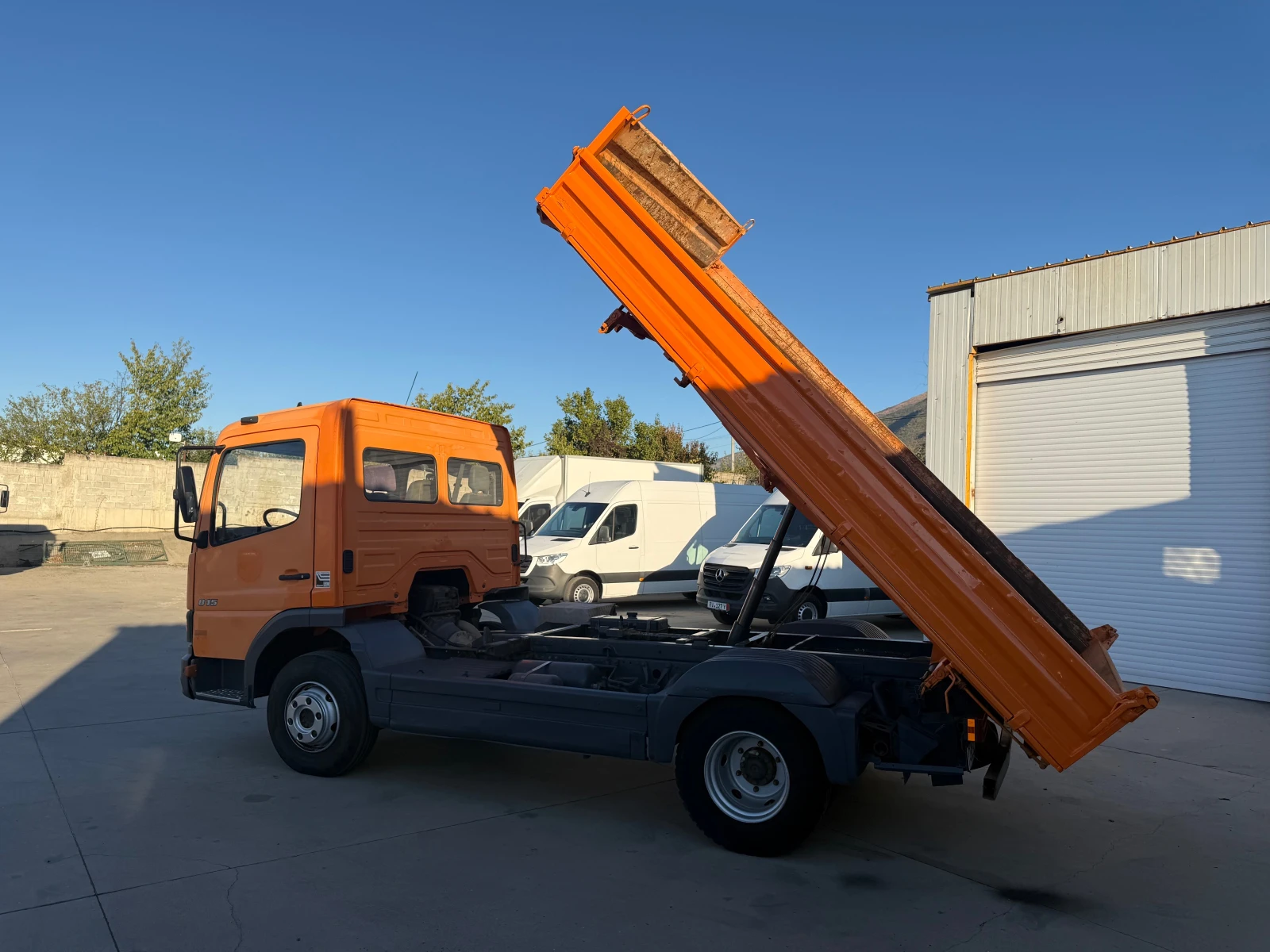 Mercedes-Benz Atego 815 САМОСВАЛ , 3 МЕСТЕН , ТОП , снимка 6 - Камиони - 56304290