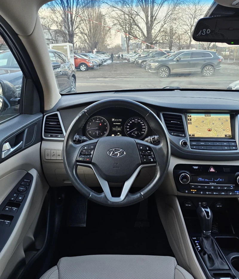 Hyundai Tucson 1.6 T-GDI 4WD 177к.с. Vertex Keyless Камера , снимка 12 - Автомобили и джипове - 48789293