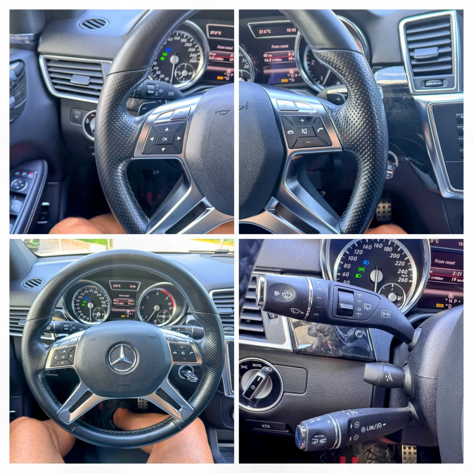 Mercedes-Benz ML 350 d/AMG/OFF ROAD/HARMАN/KARDON+ KAMERA+ DISTRONIC/ТО, снимка 16 - Автомобили и джипове - 54972045
