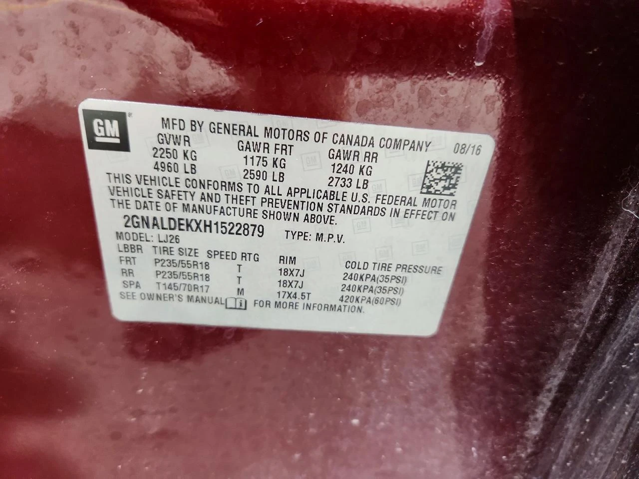 Chevrolet Equinox 2.4l Premier, снимка 13 - Автомобили и джипове - 56145919