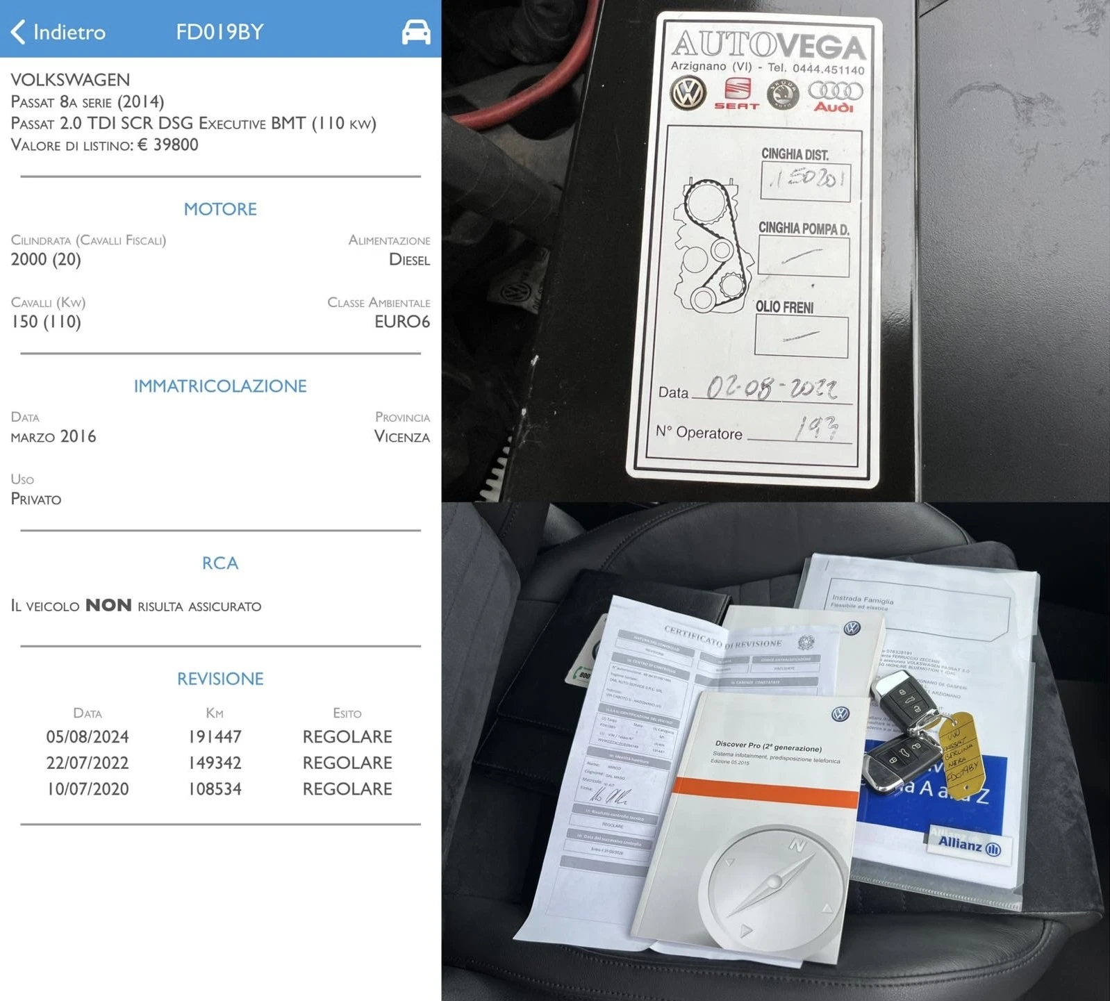 VW Passat 2.0TDI, HIGHLINE-FULL SERVICE VW-KATO HOB, LED, DI | Mobile.bg   16