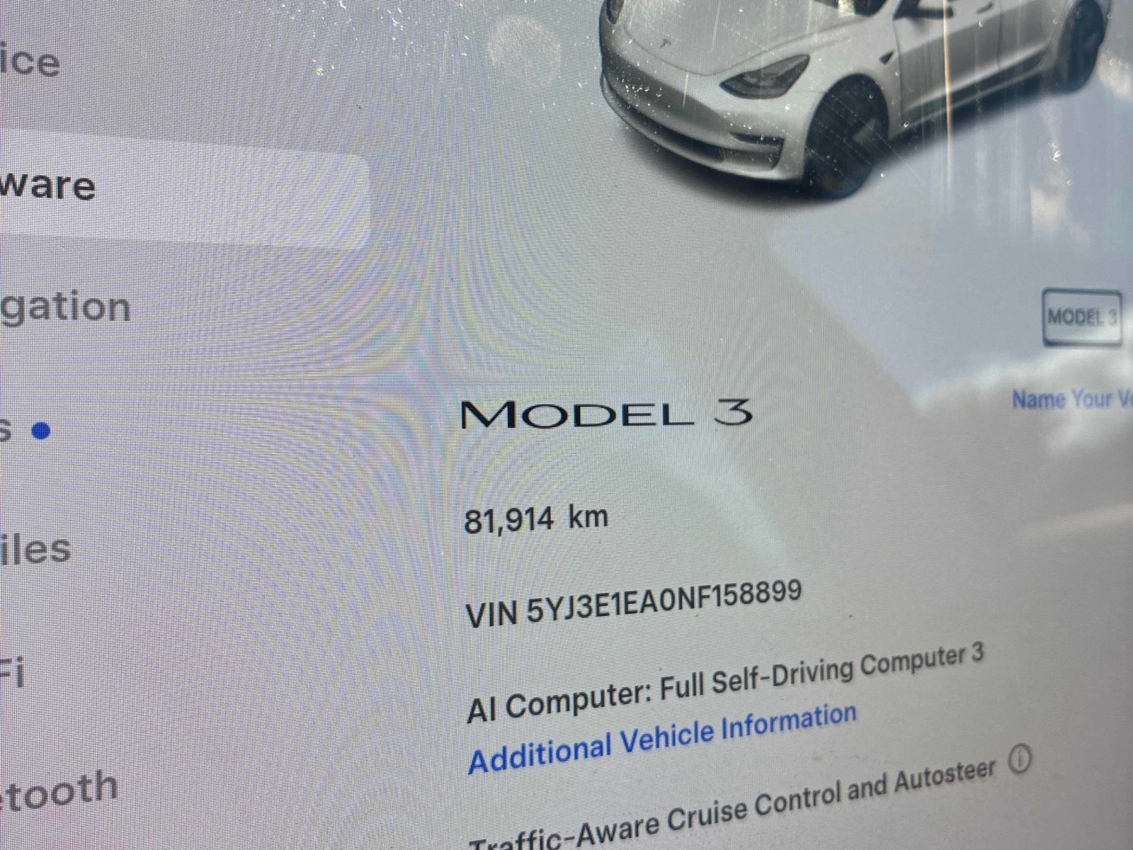Tesla Model 3 RWD | CARFAX | FULL SELF DRIVING, снимка 8 - Автомобили и джипове - 55852507