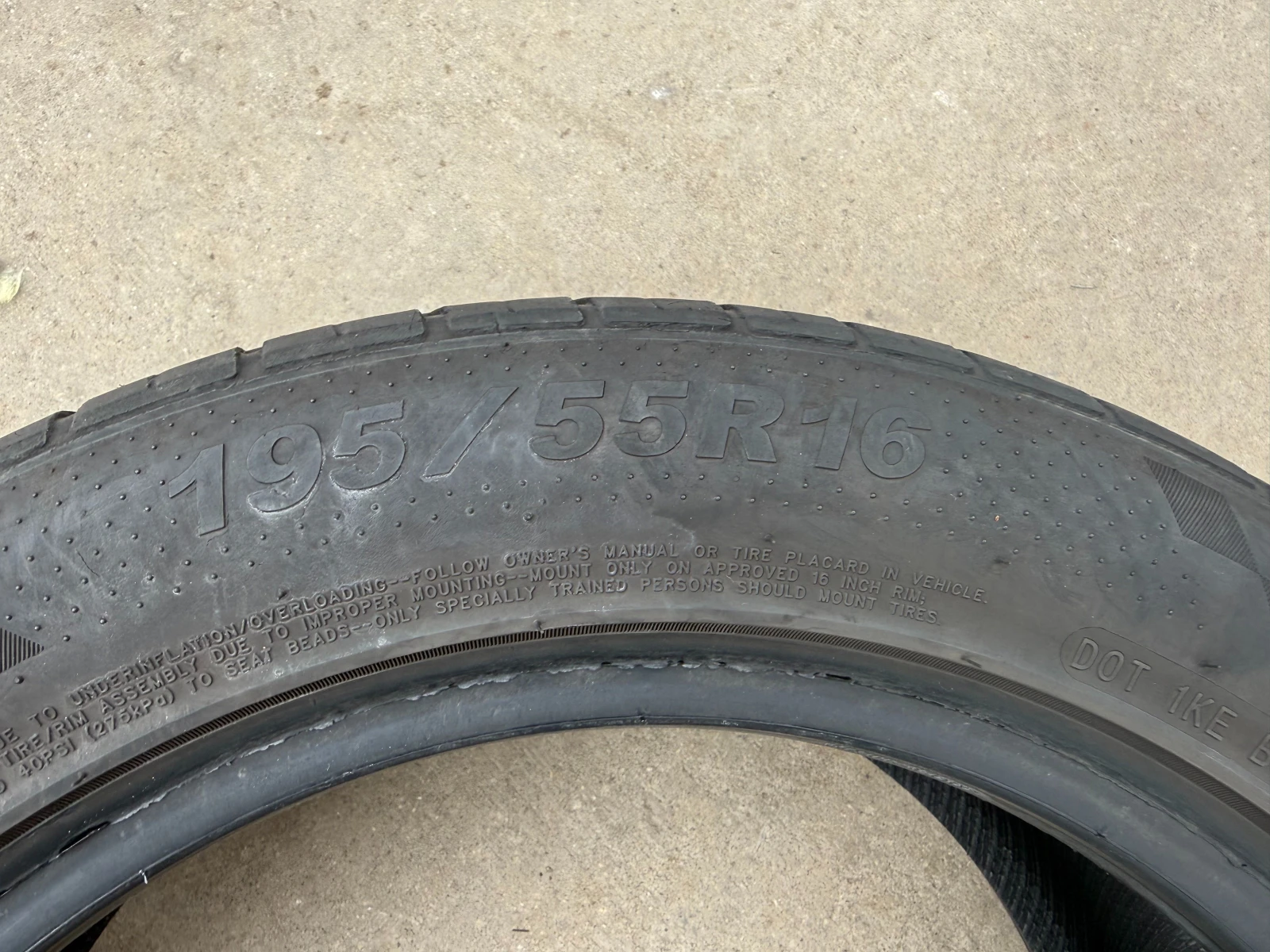 Гуми Летни 195/55R16, снимка 5 - Гуми и джанти - 53933051