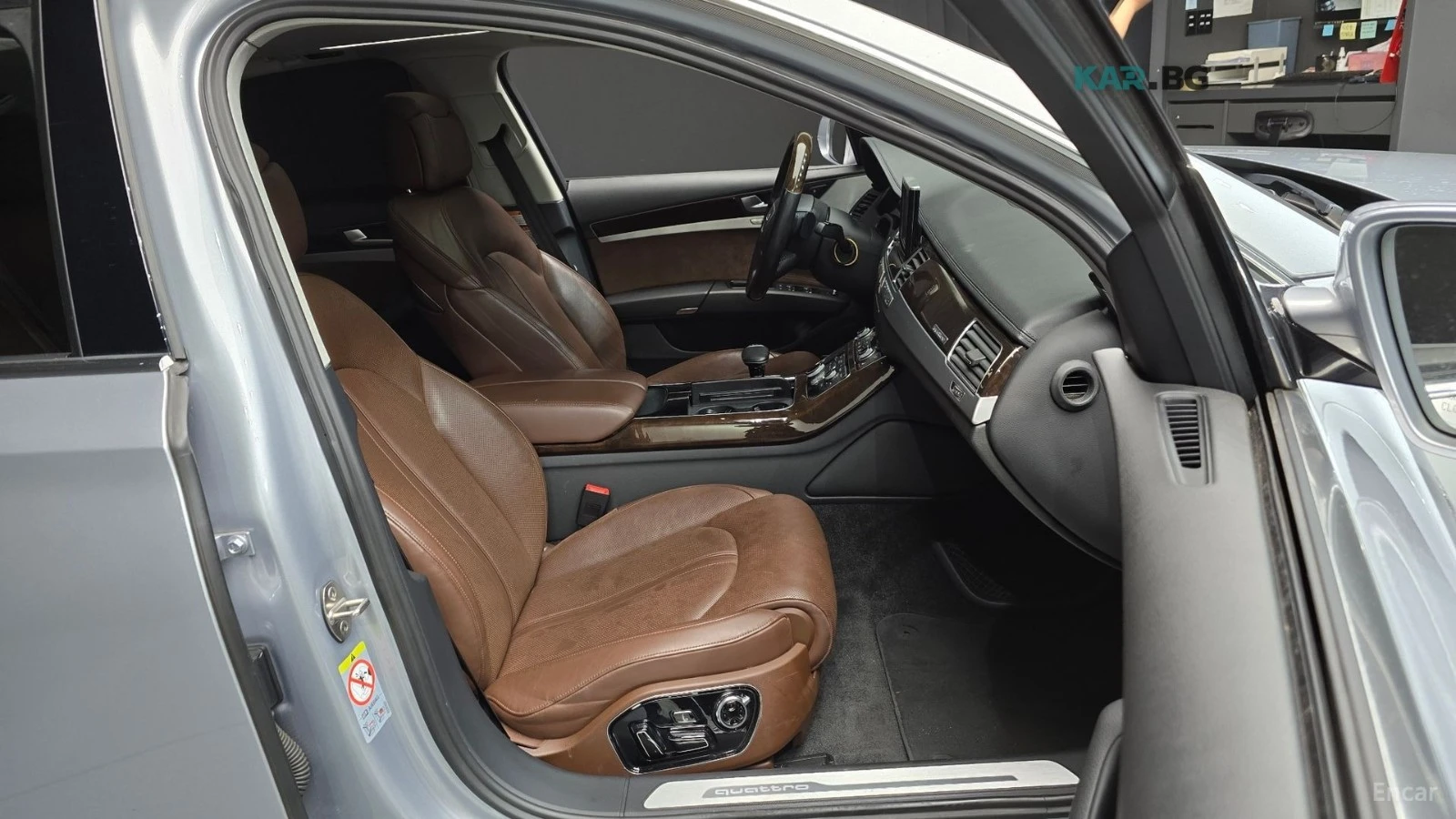 Audi A8 4.2TDI / DISTRONIC / ОБДУХ / ПОДГРЕВИ , снимка 12 - Автомобили и джипове - 55265518
