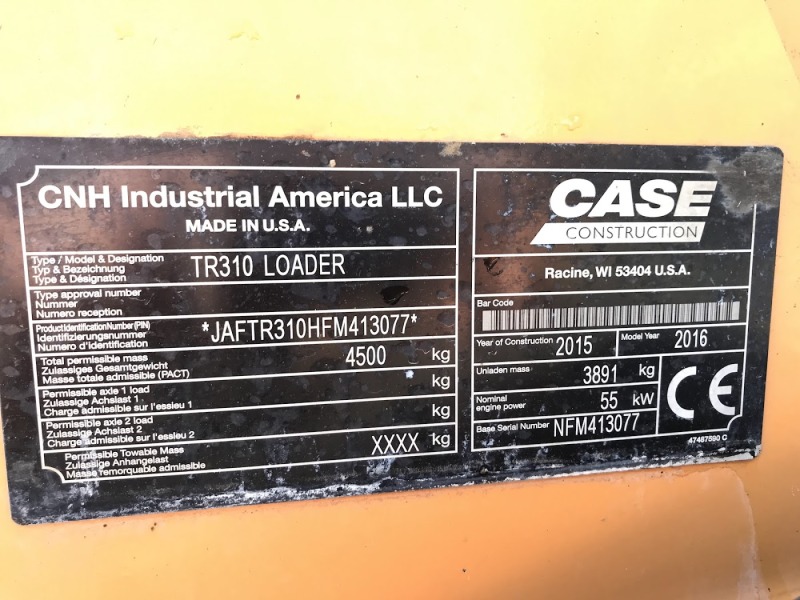 Мини челни товарачи Друга Case TR310 3900кг., снимка 17 - Индустриална техника - 45223296