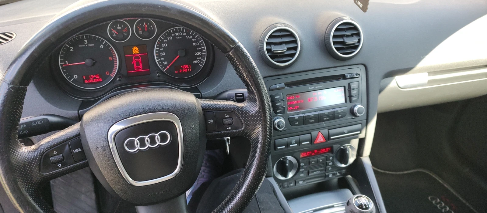 Audi A3 2.0 TDI-140 к.с. 2008 г., снимка 8 - Автомобили и джипове - 53850497