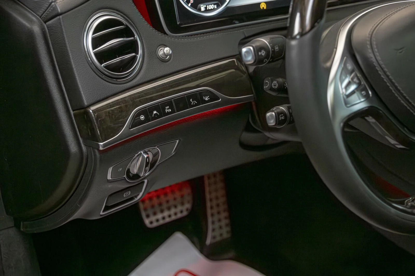 Mercedes-Benz S 350 AMG/4Matic/Ambient/Soft Close/Burmester/Пано/Мемор, снимка 9 - Автомобили и джипове - 53892597