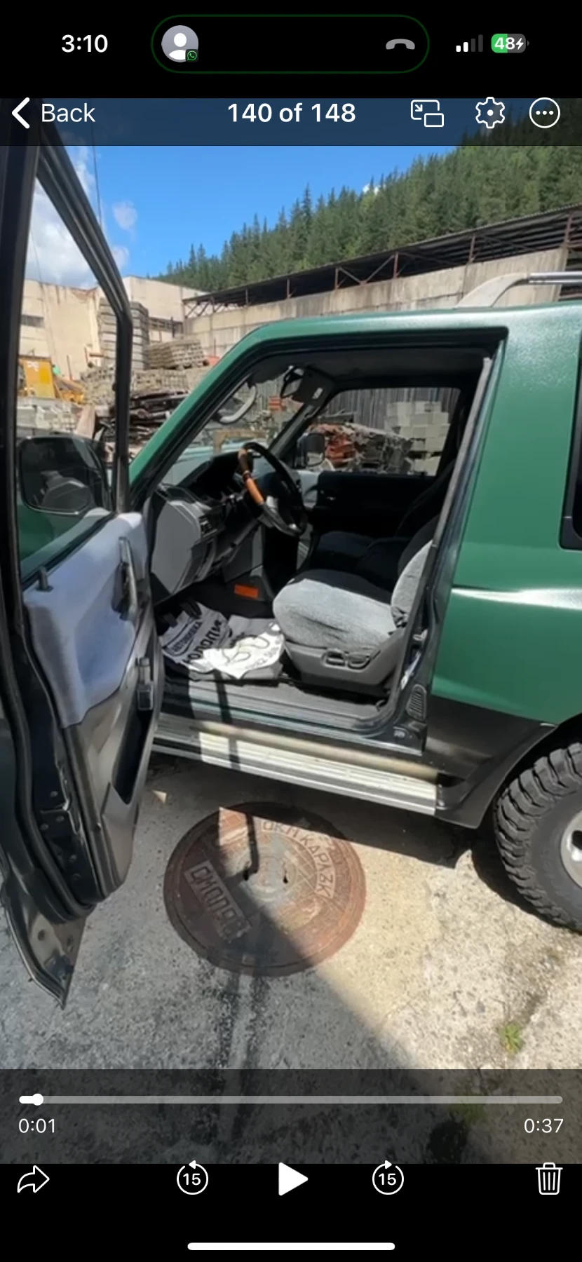 Mitsubishi Pajero 2.8 , 125 кс супер селект , ръчни скорости - изображение 9