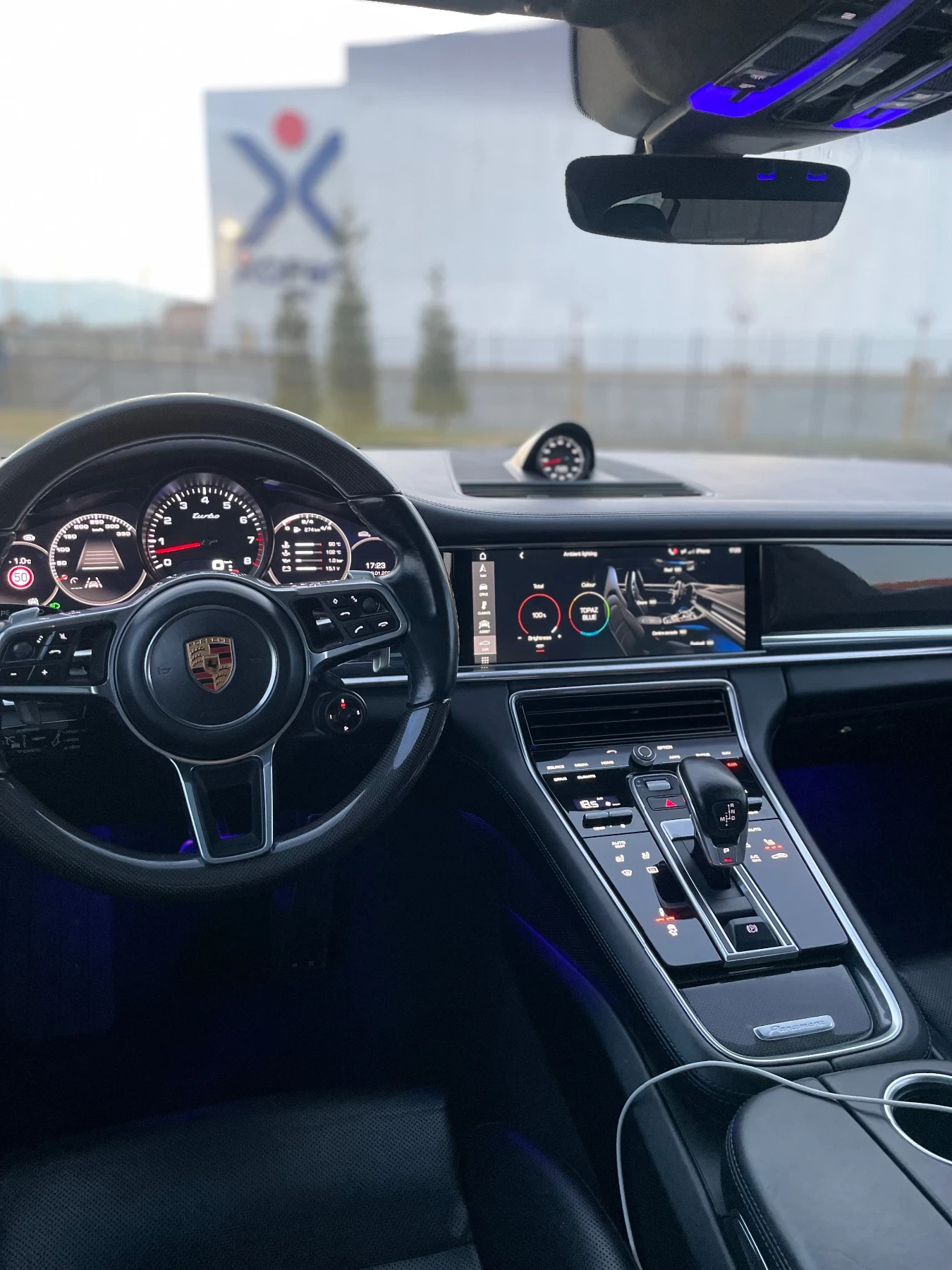 Porsche Panamera Turbo / Ceramic-Carbon Готов Лизинг, снимка 17 - Автомобили и джипове - 54225612