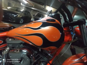 Harley-Davidson Custom Red horse / Street Stallion hardtail/, снимка 7