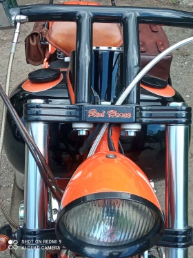 Harley-Davidson Custom Red horse / Street Stallion hardtail/ | Mobile.bg    14